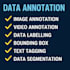 annotate images, videos, texts with bounding box and data labelling