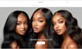 design hair extension shopify store beauty website hair extension website