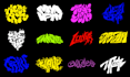 do hand drawn typography logo streetwear merch design