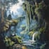 paint fantasy landscape illustrations