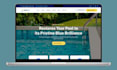 build swimming pool website construction website pool cleaning service website
