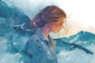 paint cute watercolor portrait