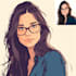 draw cartoon vector portrait with your face