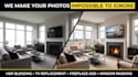 real estate photo edit enhance, photoshop image retouch sky change grass replace