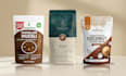 design coffee label, food packaging, and pouch design