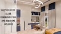 create a bedroom interior design and realistic 3d render