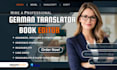 proofread and edit your english german book, fiction, nonfiction novel, memoir
