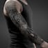 create sleeve tattoo design in geometric style