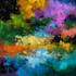 paint digital professional abstract art by hand