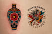 create old school tattoo in traditional tattoo style