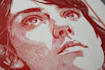 create a portrait print linocut