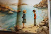 draw children book pages based on real people