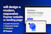 create framer website design framer landing page framer website