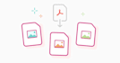 accurately retype or transcribe PDF scanned docs and images