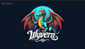 create unique dragon logo with t shirt graphics