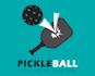 draw high quality pickleball paddle and  brand logo