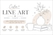 draw aesthetic minimal one line continuous art illustration