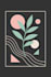 creat modern space and nature abstract art