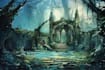 do 2d game concept art background and environment concept