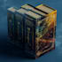 design illustrated epic fantasy book cover