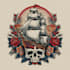 create custom logo old school traditional tattoo design