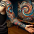 custom an abstract tattoo design