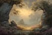 design fantasy background, landscape art