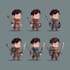 create 2d game character and sprite sheet animation