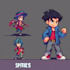create a pixel art character sprite