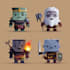 create simple 2d game characters