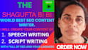 write SEO articles blog posts scripts professional speeches