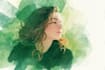 draw a watercolor landscape illustration
