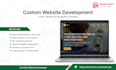 do website development as full stack web developer, PHP laravel HTML CSS js