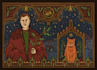 do medieval gothic manuscript style illustration