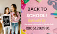 design school, summer camp, educational flyer  grab attention