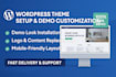 install and customize your wordpress theme like the demo
