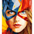 draw a superhero pop art portrait