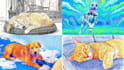 create animal cartoon image from your full pet image