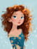 make a professional disney cartoon style character