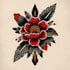 create old school or traditional tattoo design