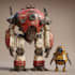 3d model the robot and mecha