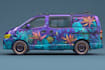 do vehicle wrap design, caravan wrap design, van wrap design