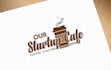 design coffee logo, tea, café, green tea, tea