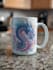 create a coffee mug design with images or typography