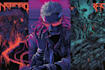 create a cyberpunk pop dark 80s image for a tshirt design