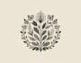 create beautiful hand drawn botanical boho logo