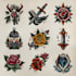 create cyber sigilism tribal design