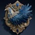 make 3d emblem logo with fantasy game style