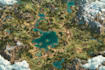 draw high quality professional fantasy map for dnd campaign,