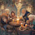 create dnd party art illustration